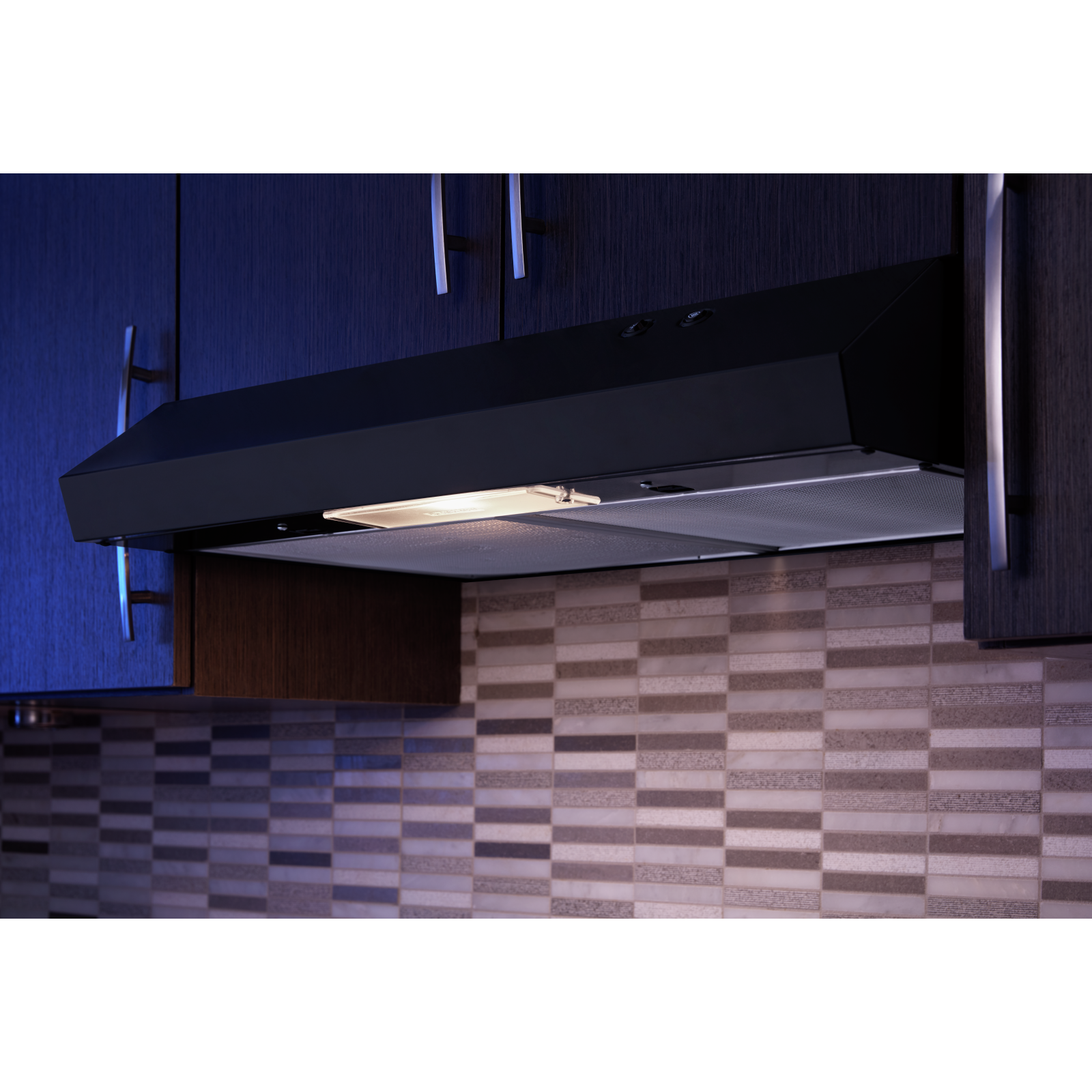 Whirlpool - 29.9 Inch 270 CFM Under Cabinet Range Vent in Black - WVU17UC0JB