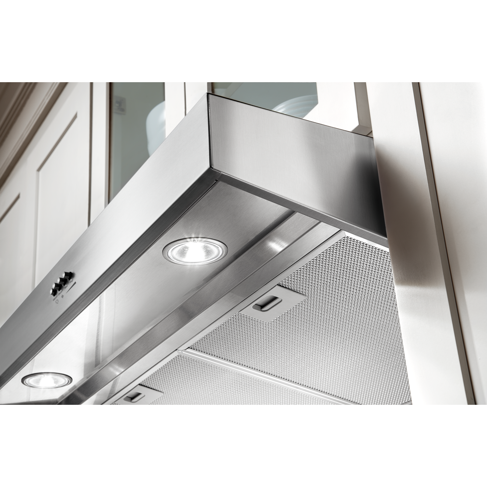 Whirlpool - 36 Inch 250 CFM Under Cabinet Range Vent in Stainless - WVU37UC6FS