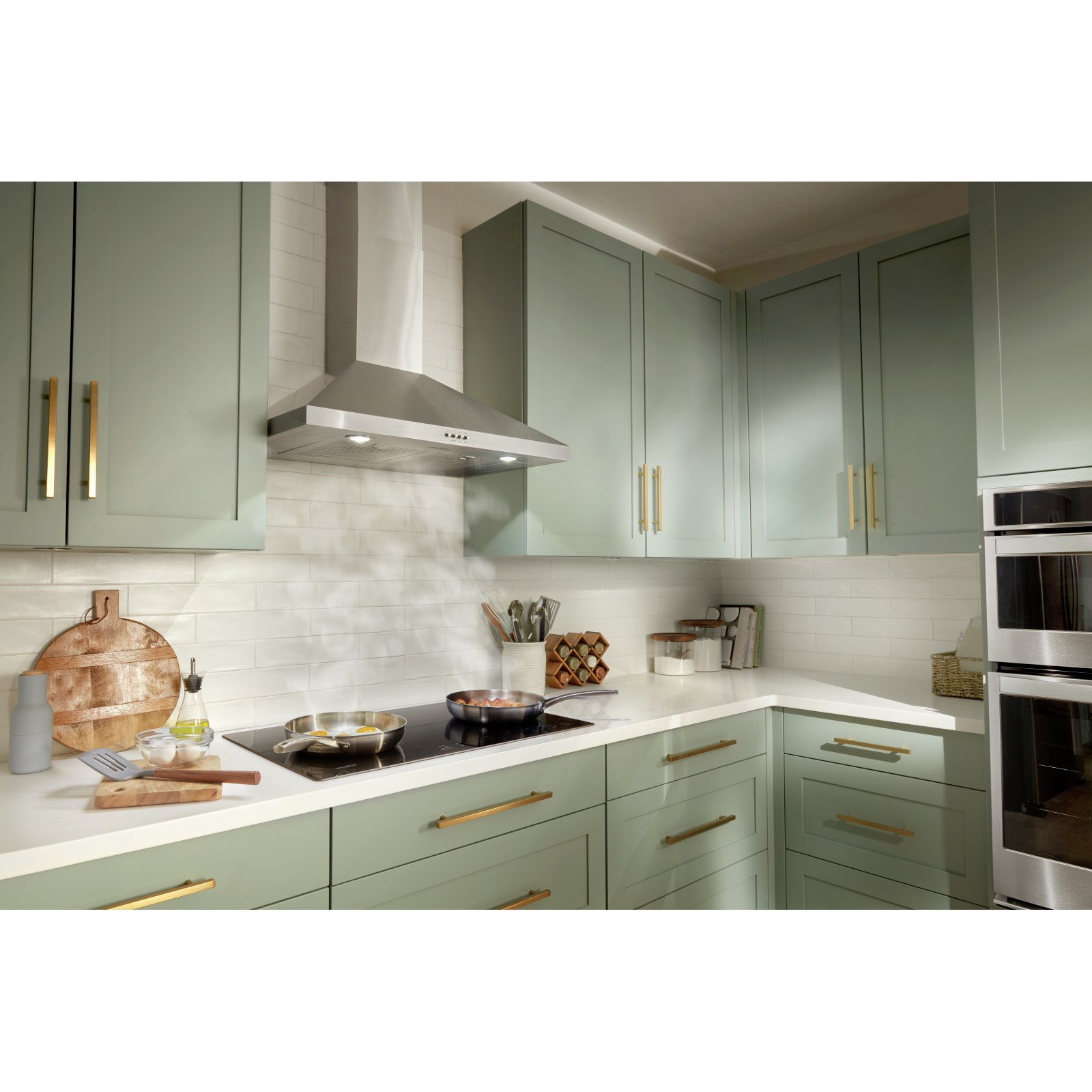 Whirlpool - 30 Inch 300 CFM Wall Mount and Chimney Range Vent in Stainless - WVW73UC0LS