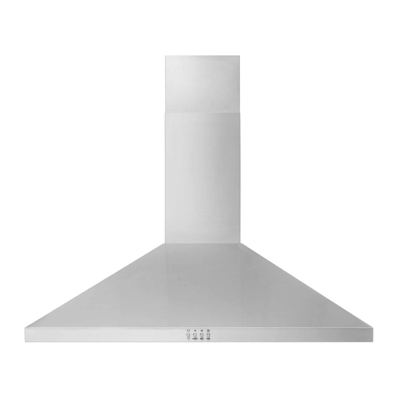 Whirlpool - 36 Inch 300 CFM Wall Mount and Chimney Range Vent in Stainless - WVW73UC6LS