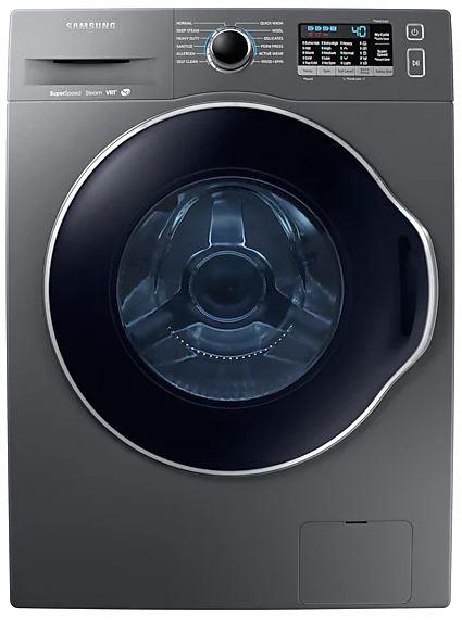 Samsung - 2.6 cu. Ft Front Load Washer in Grey - WW22K6800AX