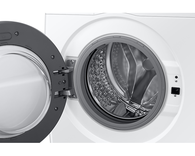 Samsung - 2.9 cu. Ft Front Load Washer in White - WW25B6800AW