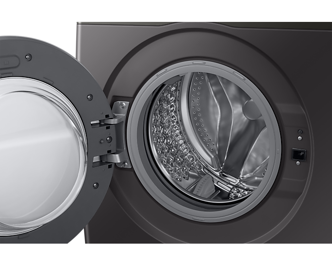 Samsung - 2.9 cu. Ft Front Load Washer in Grey - WW25B6900AX