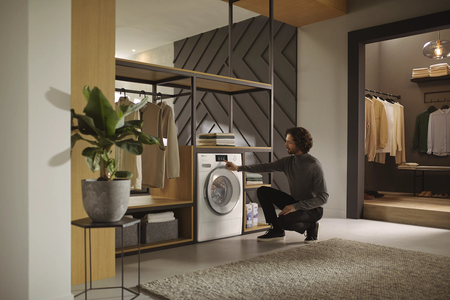 Miele - 2.3 cu. Ft Front Load Washer in White - WXR860