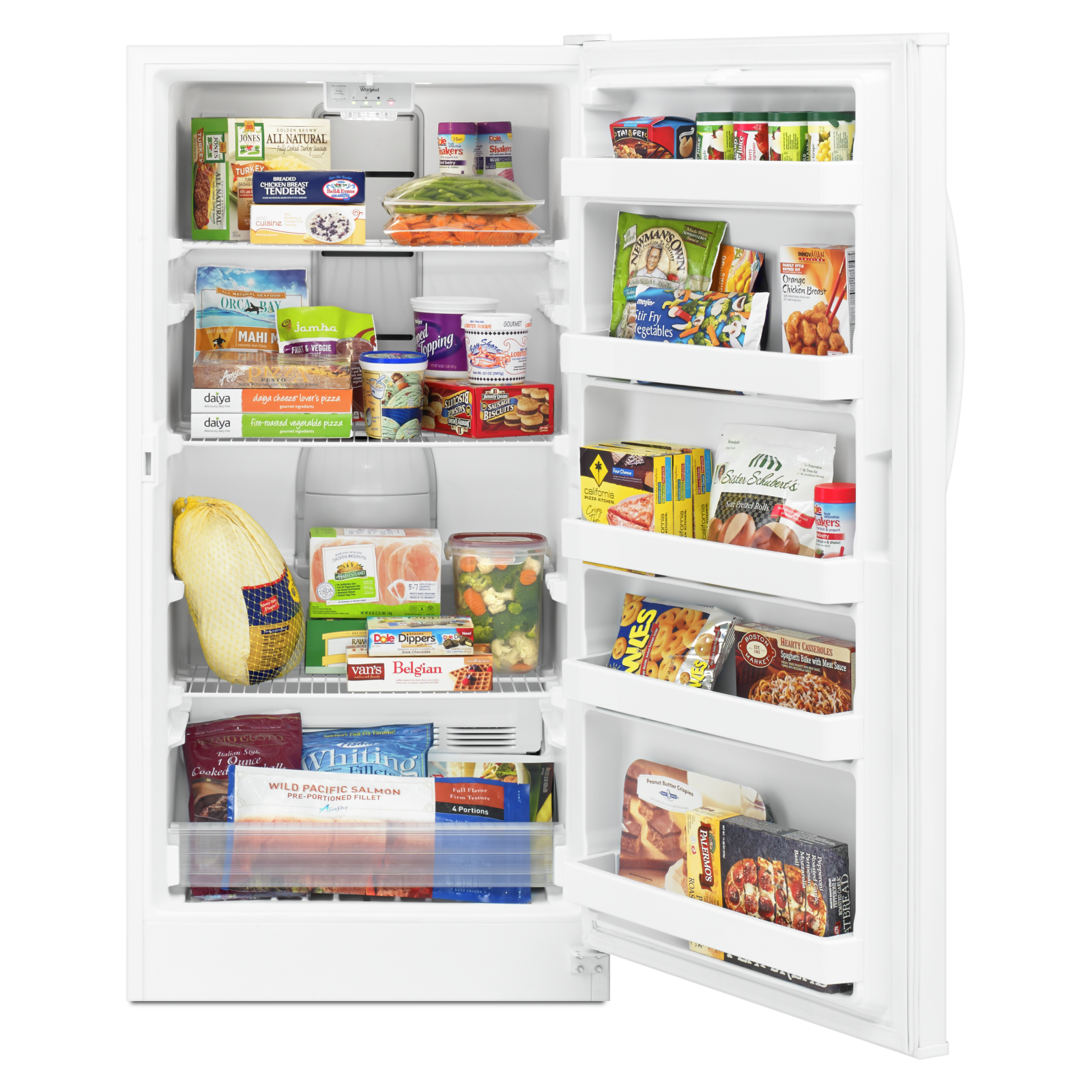 Whirlpool - 16 cu. Ft Upright Freezer in White - WZF57R16FW