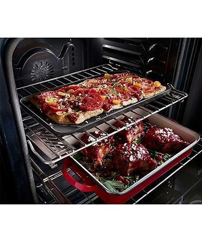 KitchenAid - 6.4 cu. ft Electric Range in Stainless - YKFEG500ESS