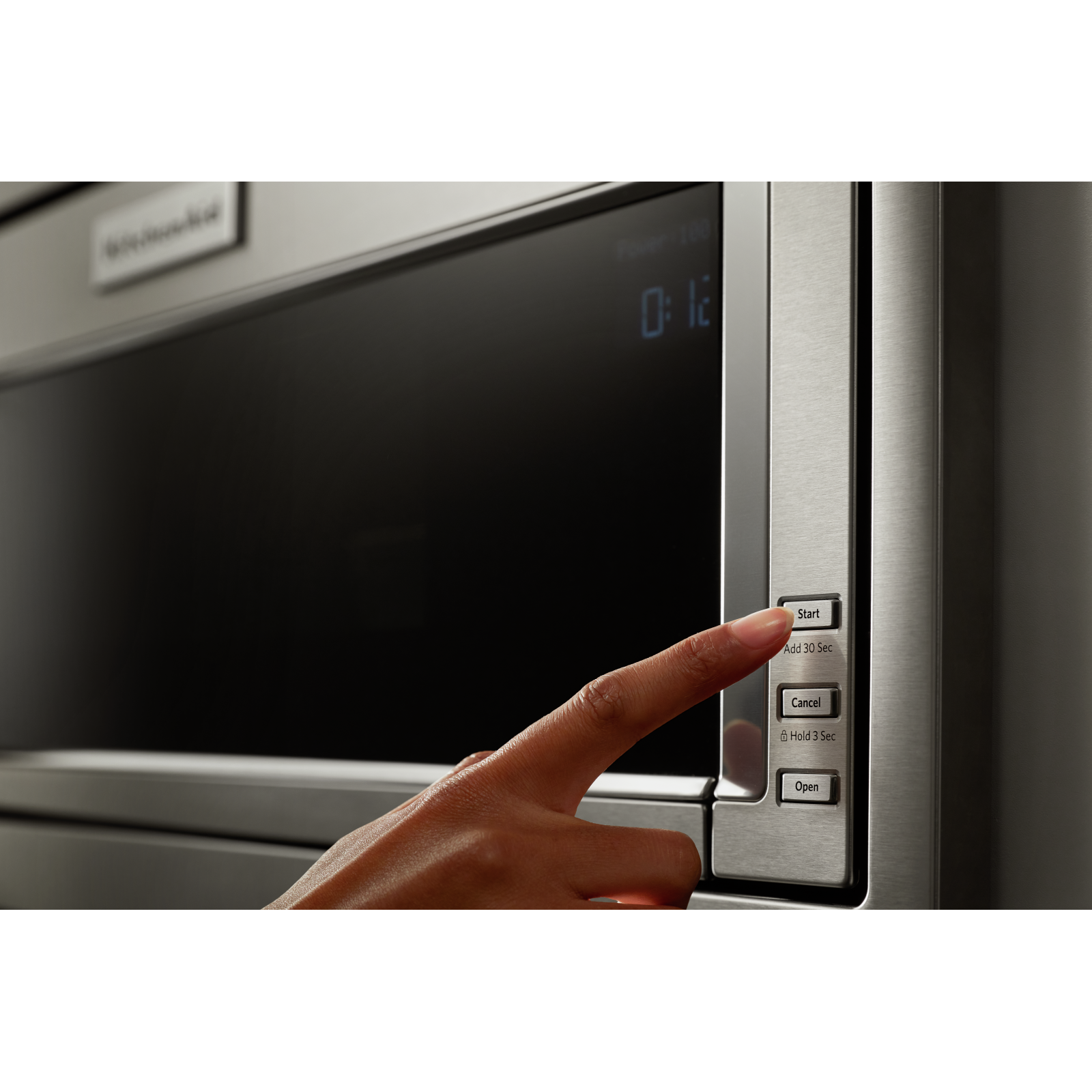 KitchenAid - 1.1 cu. Ft Built In Microwave in Stainless - YKMBT5011KS