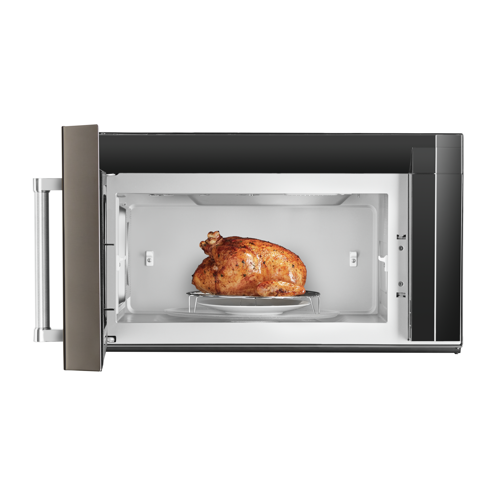 KitchenAid - 1.9 cu. Ft Over the range Microwave in Black Stainless - YKMHC319LBS