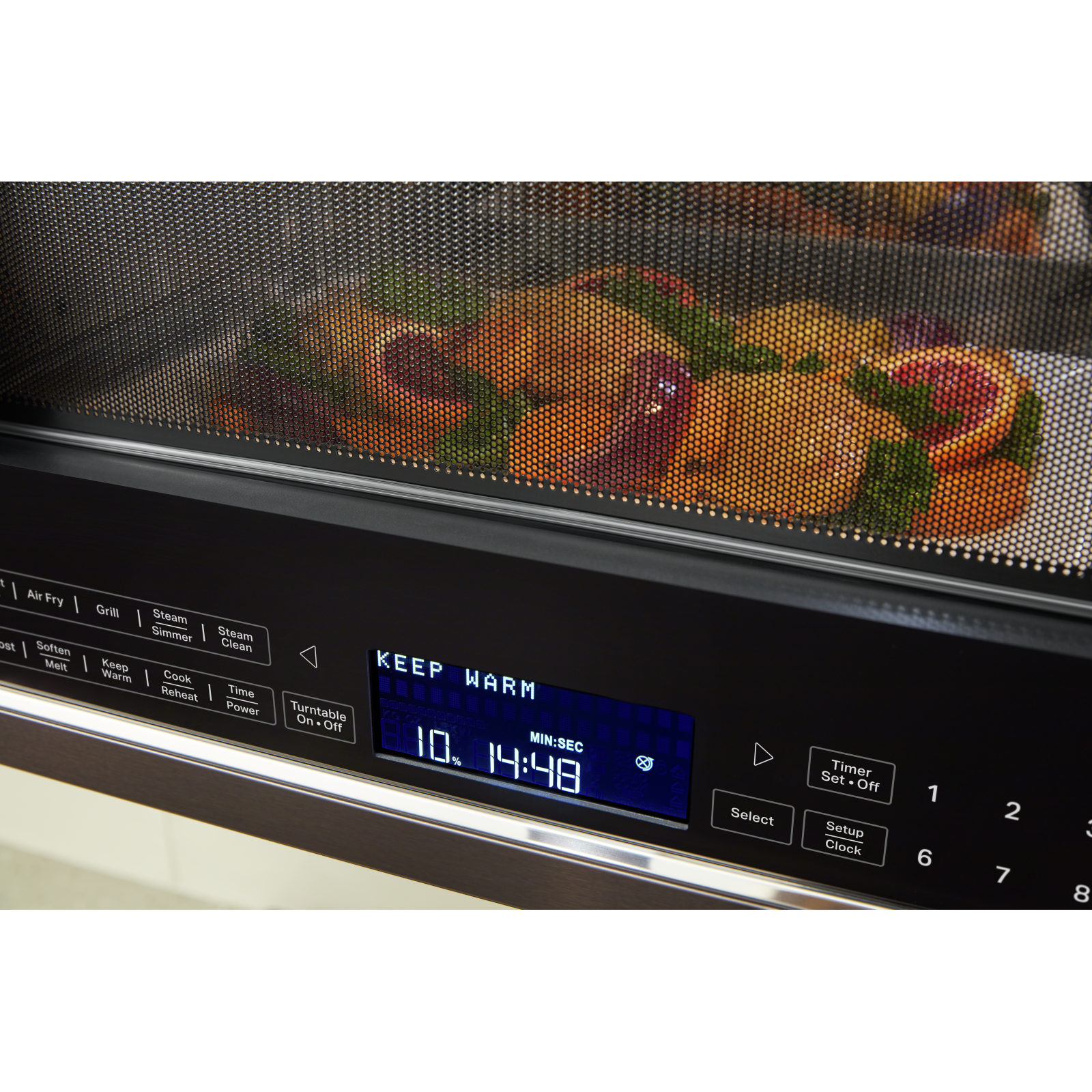 KitchenAid - 1.9 cu. Ft Over the range Microwave in Black Stainless - YKMHC319LBS