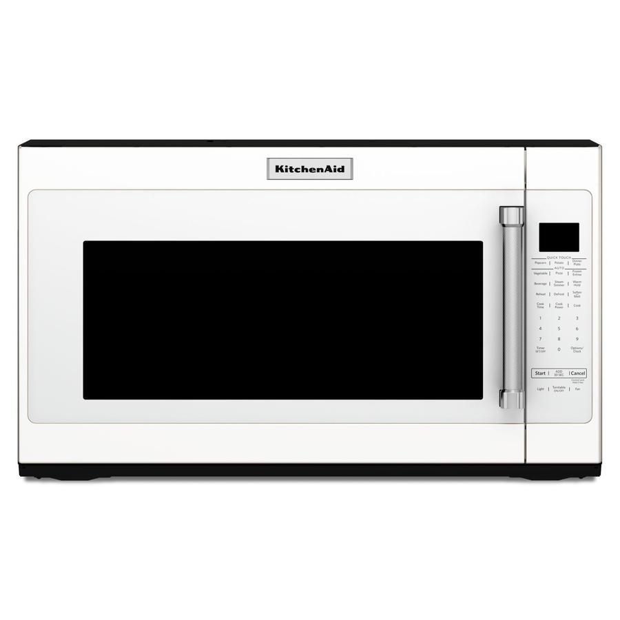 KitchenAid - 2 cu. Ft Over the range Microwave in White - YKMHS120EW