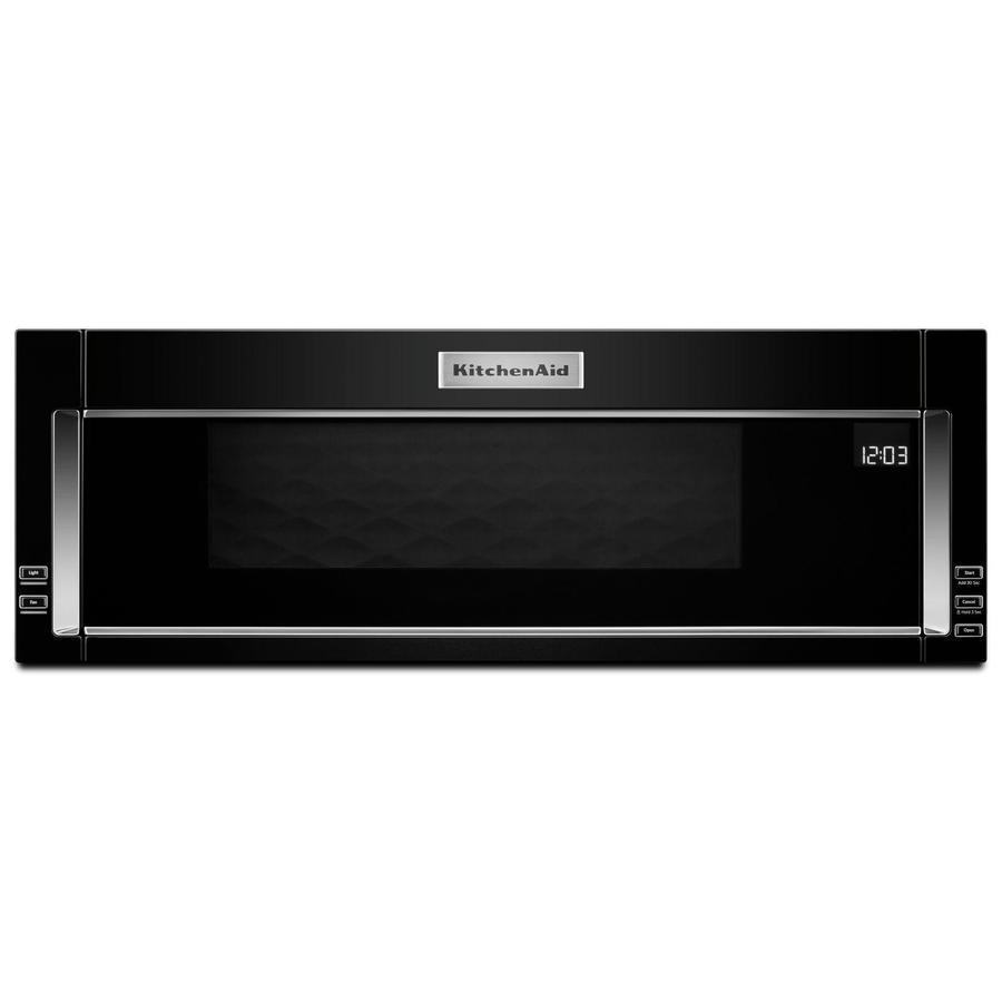 KitchenAid - 1.1 cu. Ft Over the range Microwave in Black - YKMLS311HBL