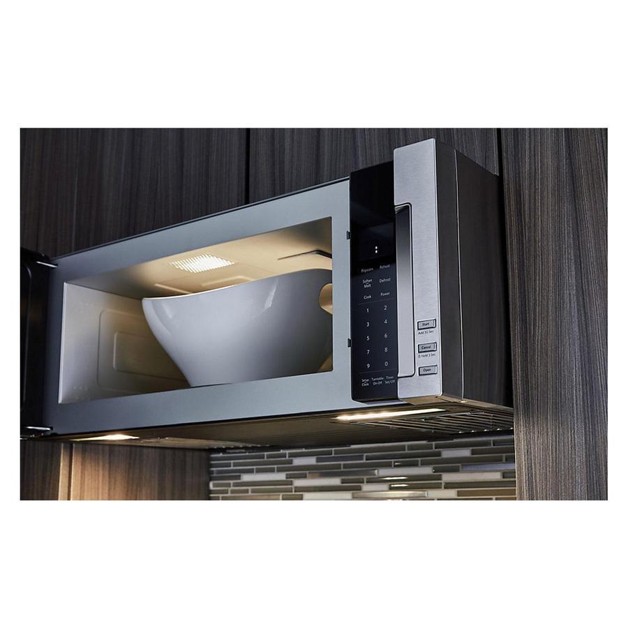 KitchenAid - 1.1 cu. Ft Over the range Microwave in Stainless - YKMLS311HSS