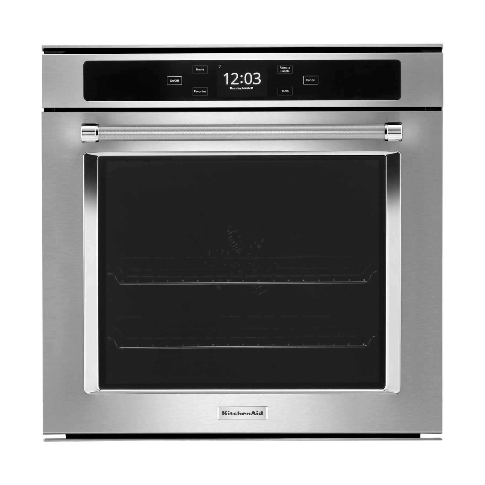 KitchenAid - 2.9 cu. ft Single Wall Oven in Stainless - YKOSC504PPS