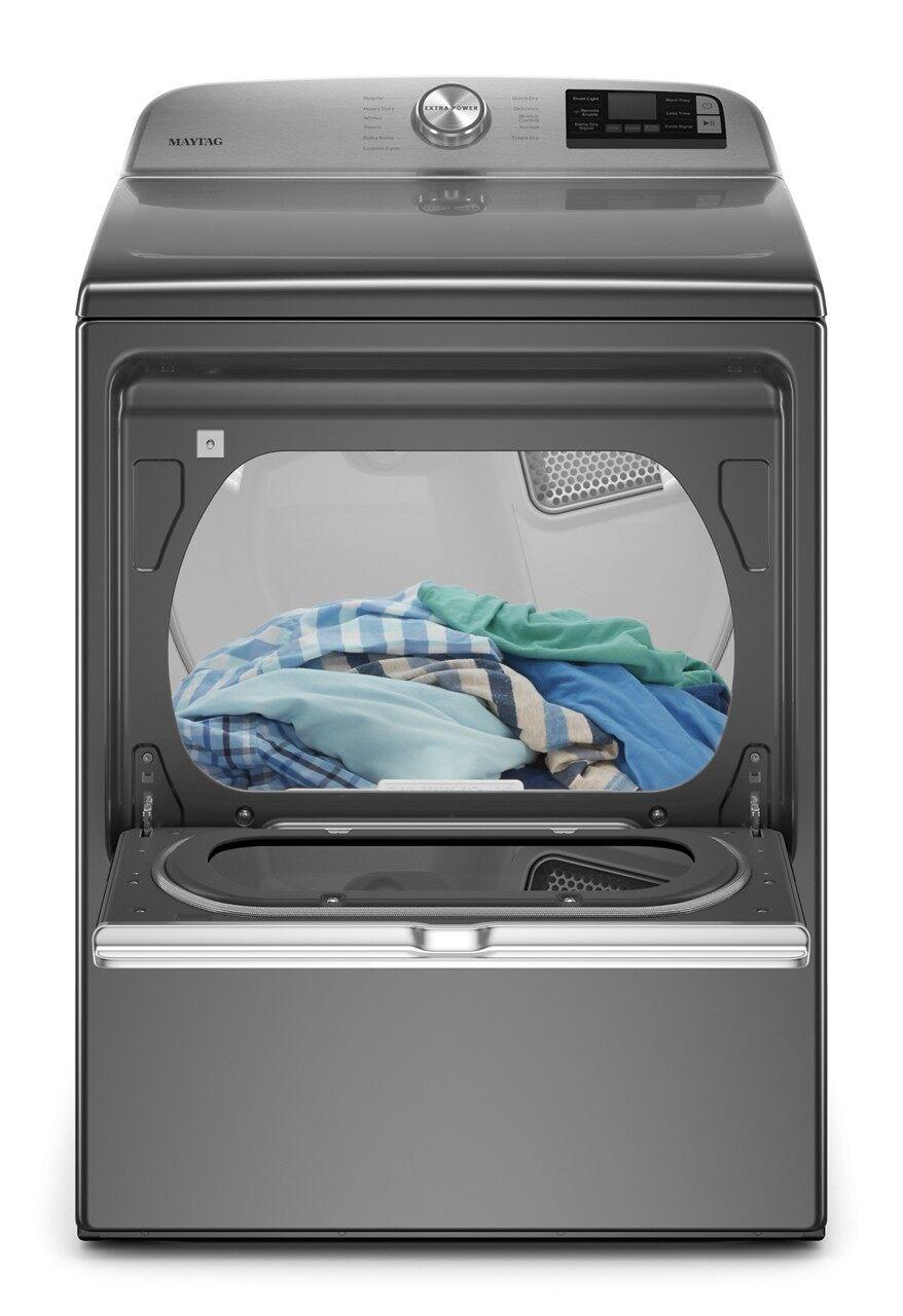 Maytag - 7.4 cu. Ft Electric Dryer in Grey - YMED6230HC