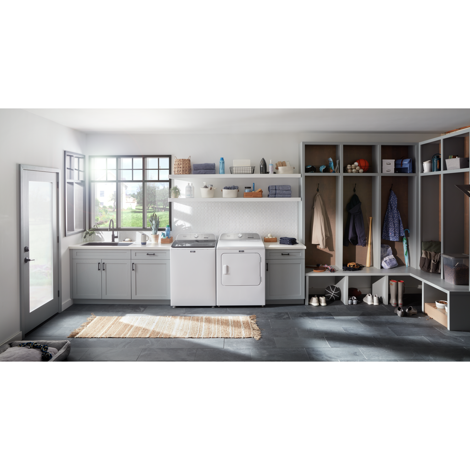 Maytag - 7 cu. Ft Electric Dryer in White - YMED6500MW