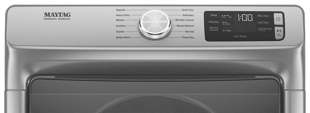 Maytag - 7.3 cu. Ft Electric Dryer in Grey (Open Box) - YMED6630HC