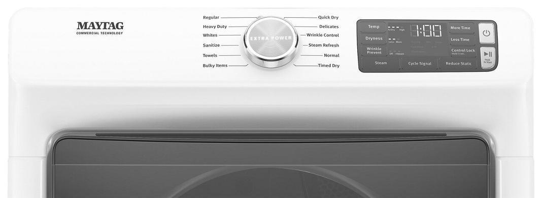 Maytag - 7.3 cu. Ft Electric Dryer in White - YMED6630HW