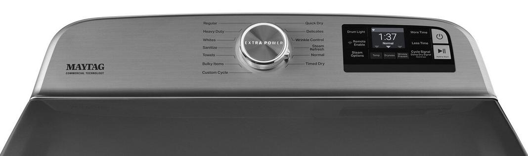 Maytag - 7.4 cu. Ft Electric Dryer in Grey - YMED7230HC