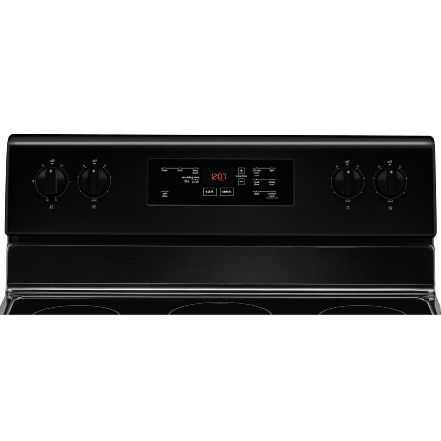 Maytag - 5.3 cu. ft Electric Range in Black - YMER6600FB