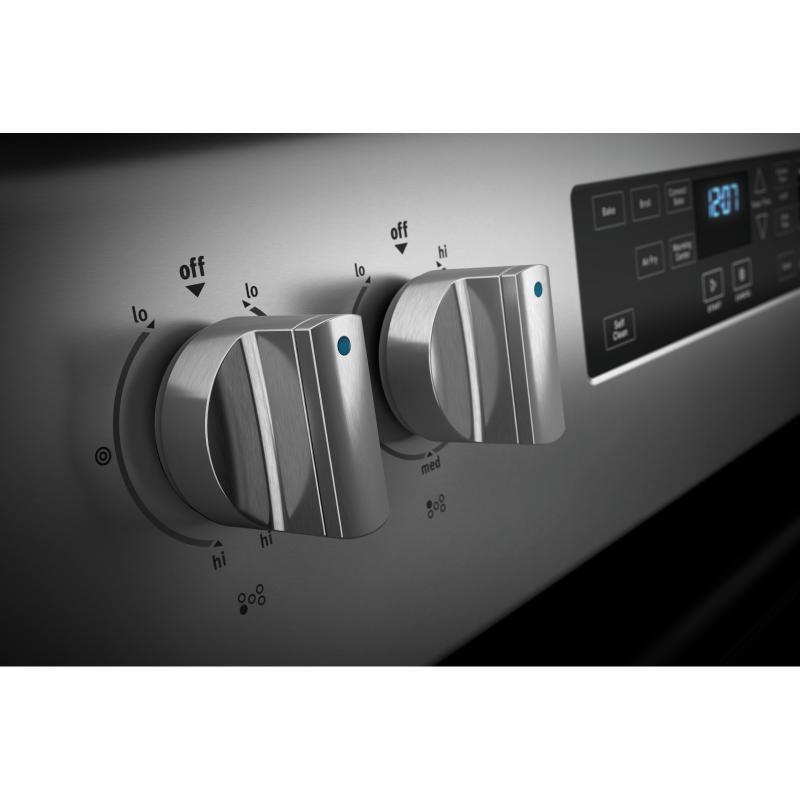 Maytag - 5.3 cu. ft Electric Range in Stainless - YMER7700LZ