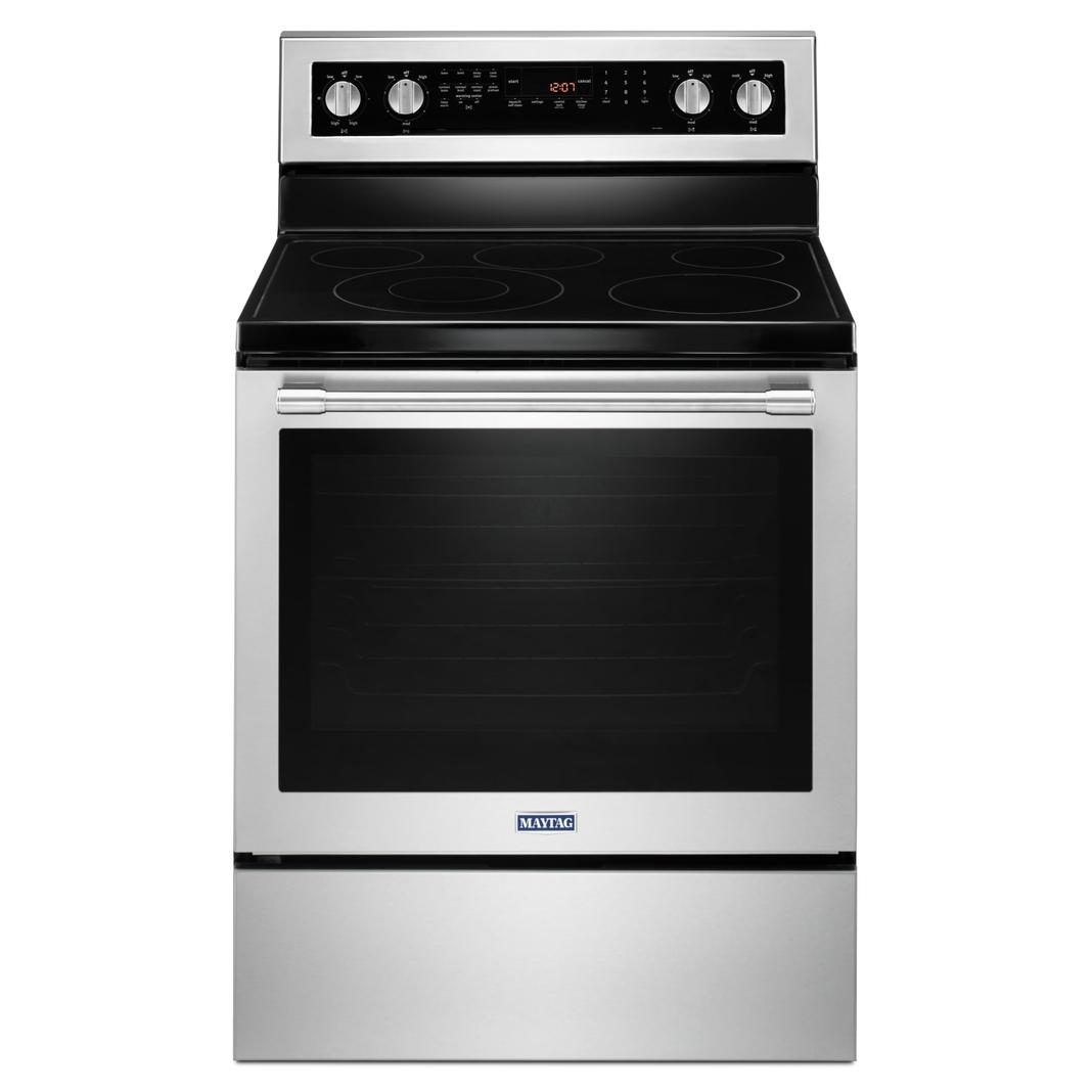 Maytag - 6.4 cu. ft Electric Range in Stainless - YMER8800FZ