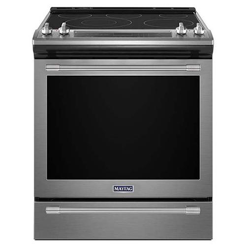 Maytag - 6.4 cu. ft Electric Range in Stainless - YMES8800FZ