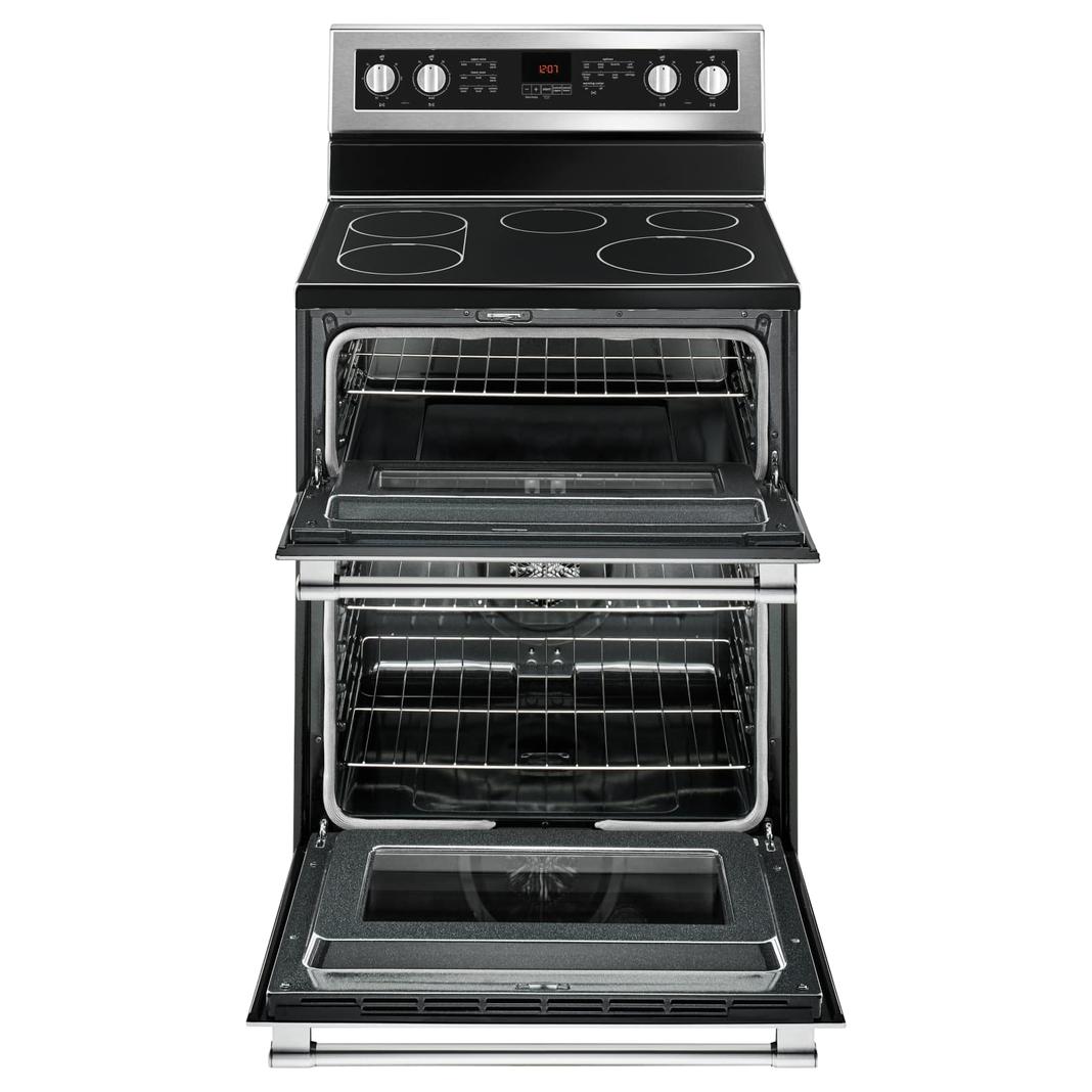 Maytag - 6.7 cu. ft Electric Range in Stainless - YMET8800FZ