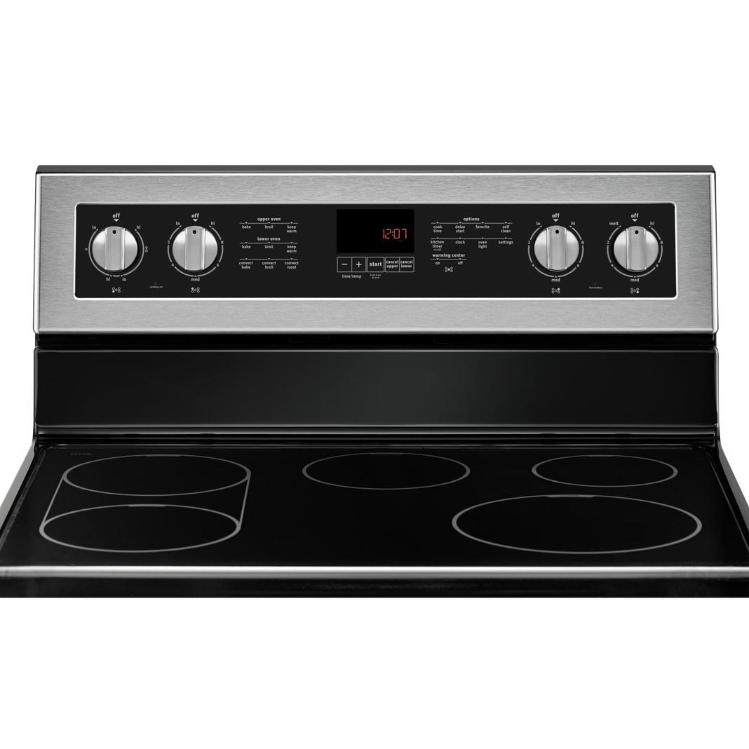 Maytag - 6.7 cu. ft Electric Range in Stainless - YMET8800FZ