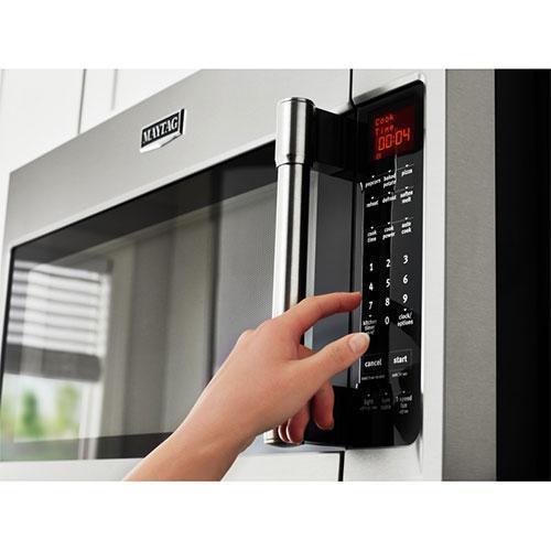 Maytag - 2 cu. Ft Over the range Microwave in Fingerprint Resistant Stainless Steel Finish - YMMV4206FZ