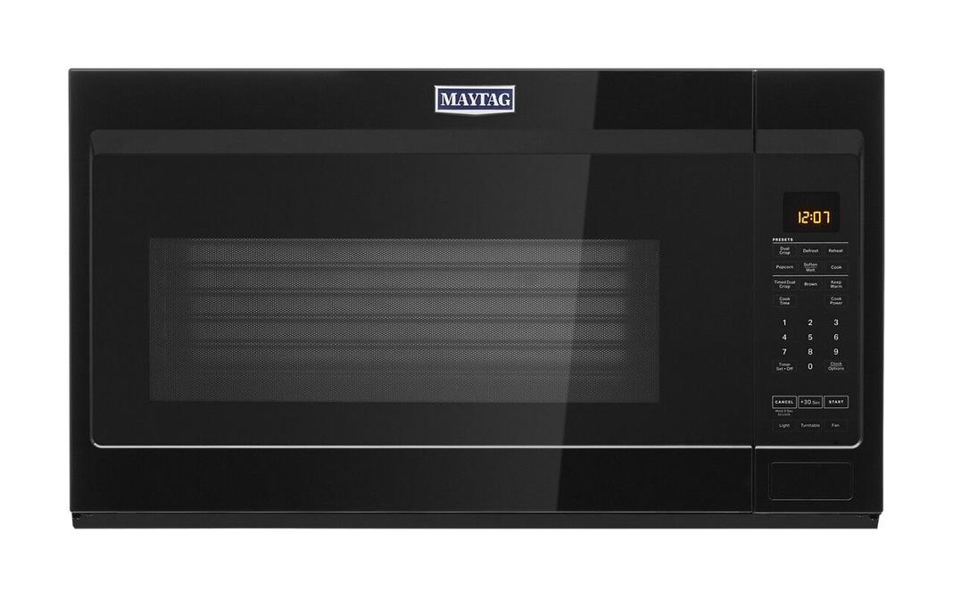 Maytag - 1.9 cu. Ft Over the range Microwave in Black - YMMV4207JB