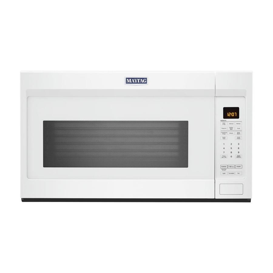 Maytag - 1.9 cu. Ft Over the range Microwave in White - YMMV4207JW