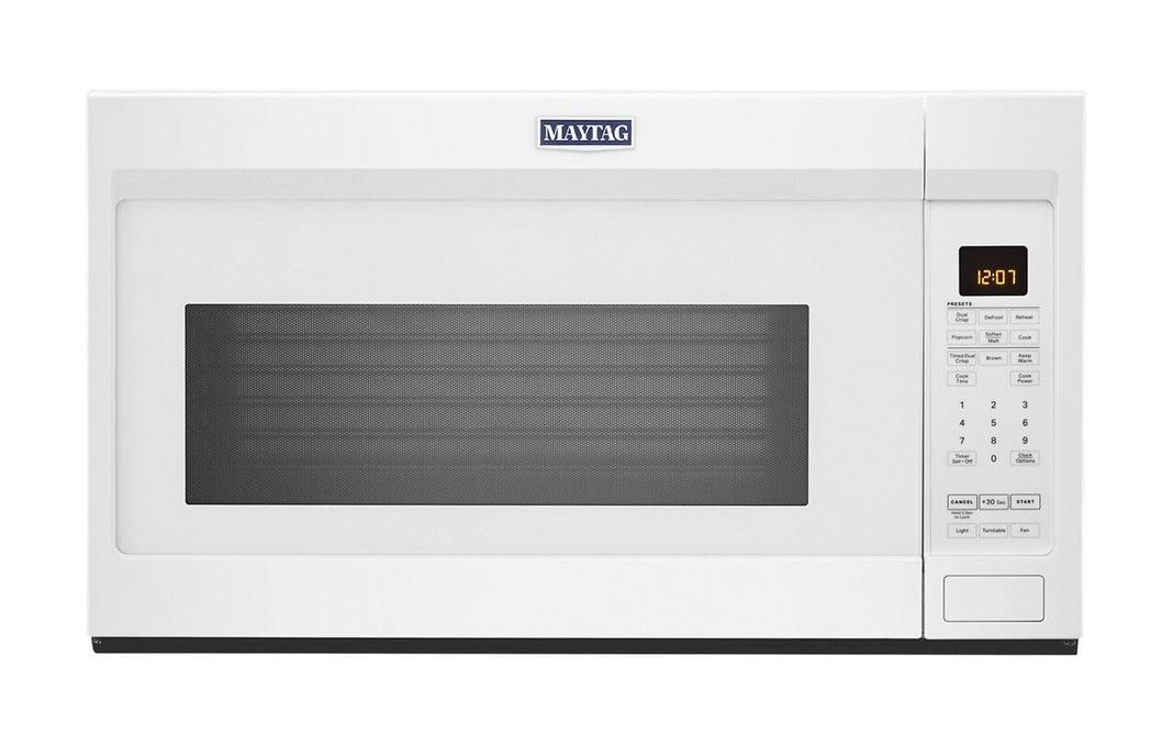 Maytag - 1.9 cu. Ft Over the range Microwave in White - YMMV4207JW