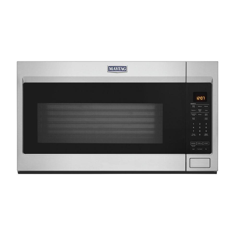 Maytag - 1.9 cu. Ft Over the range Microwave in Stainless - YMMV4207JZ