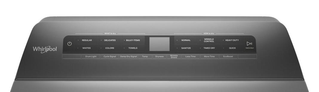 Whirlpool - 7.4 cu. Ft Electric Dryer in Grey - YWED5100HC