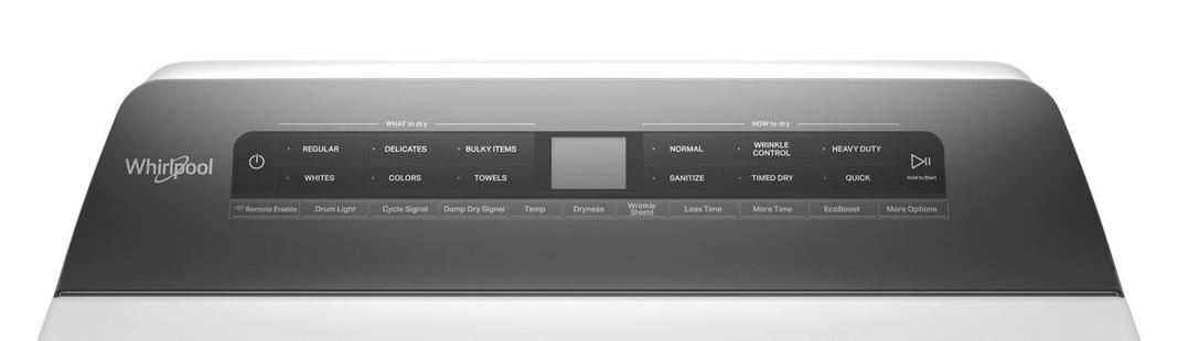 Whirlpool - 7.4 cu. Ft Electric Dryer in White - YWED6120HW