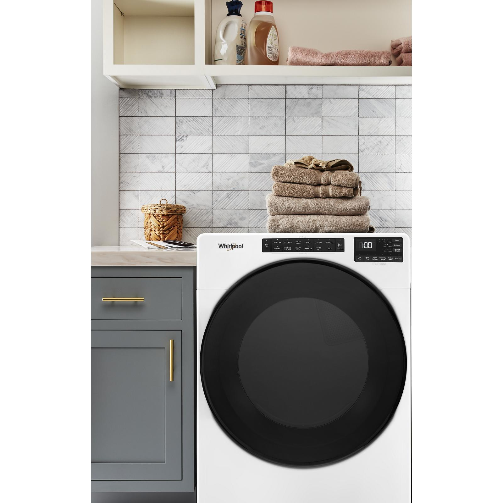 Whirlpool - 7.4 cu. Ft Electric Dryer in White - YWED6605MW