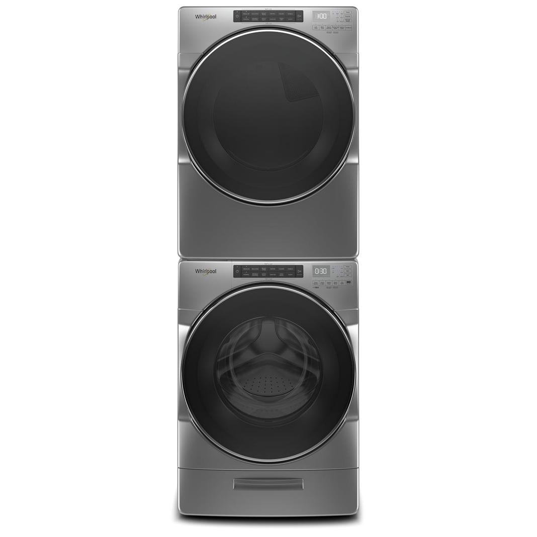 Whirlpool - 7.4 cu. Ft Electric Dryer in Chrome Shadow - YWED6620HC