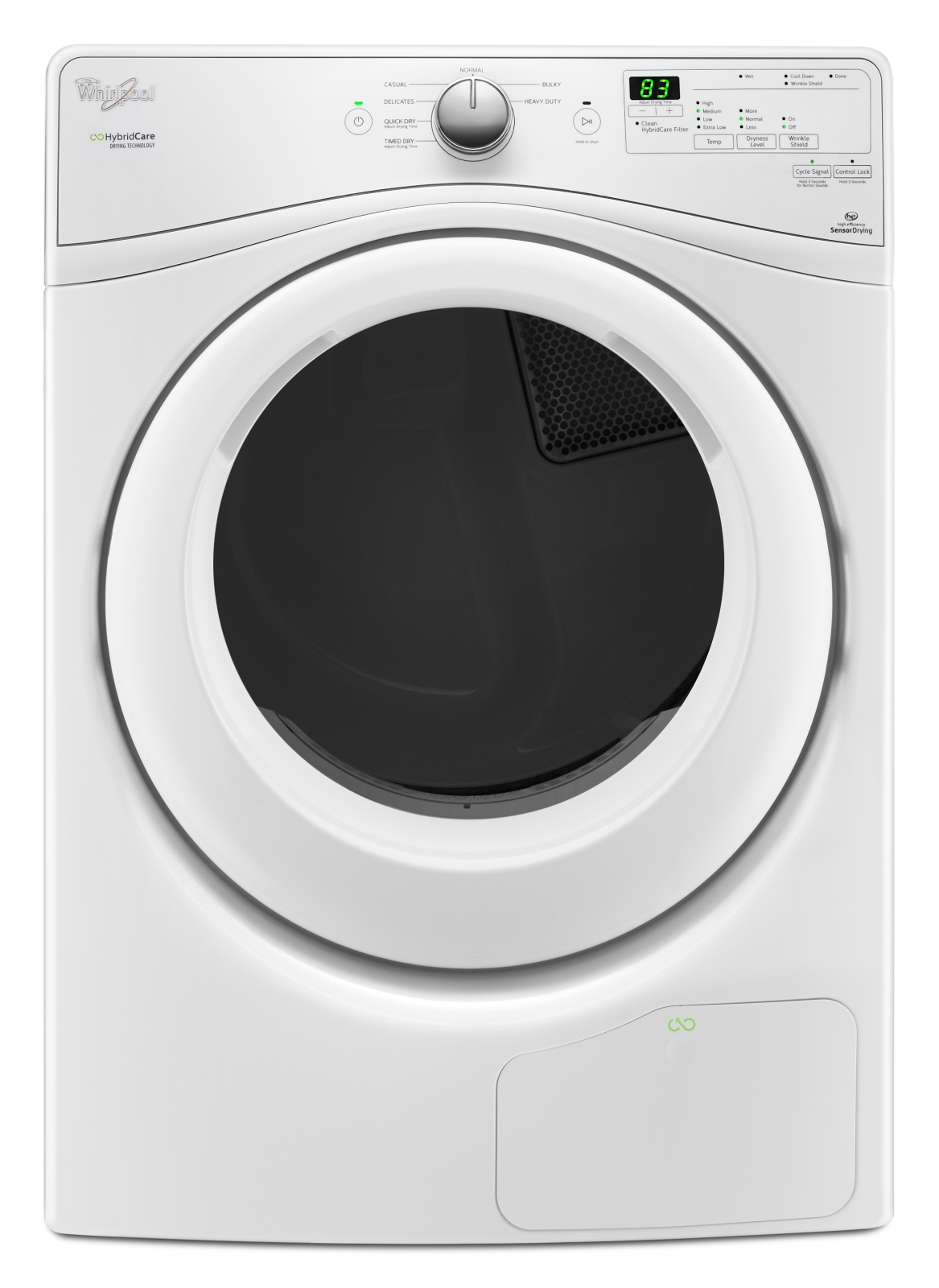 Whirlpool - 7.4 cu. Ft Electric Dryer in White - YWED7990FW