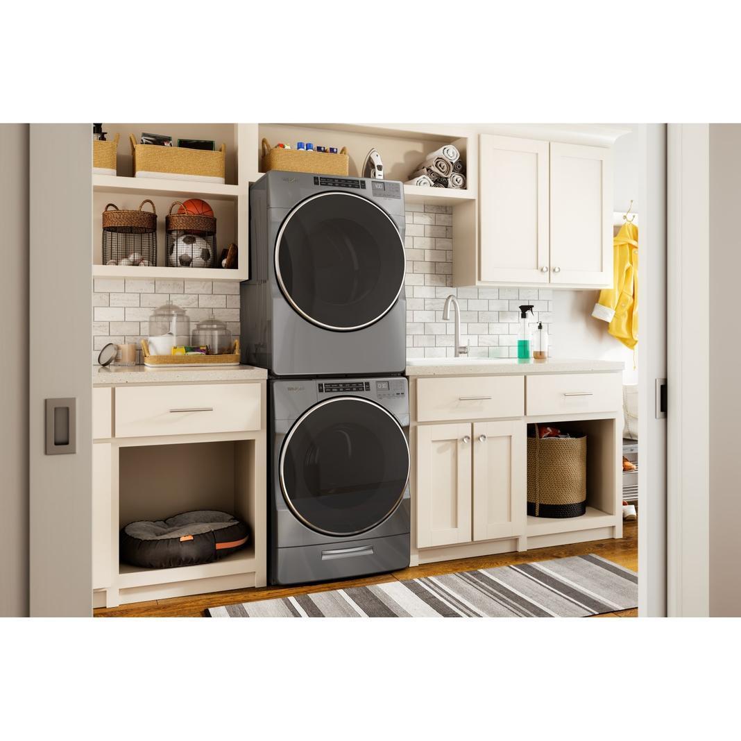 Whirlpool - 7.4 cu. Ft Electric Dryer in Chrome Shadow - YWED8620HC