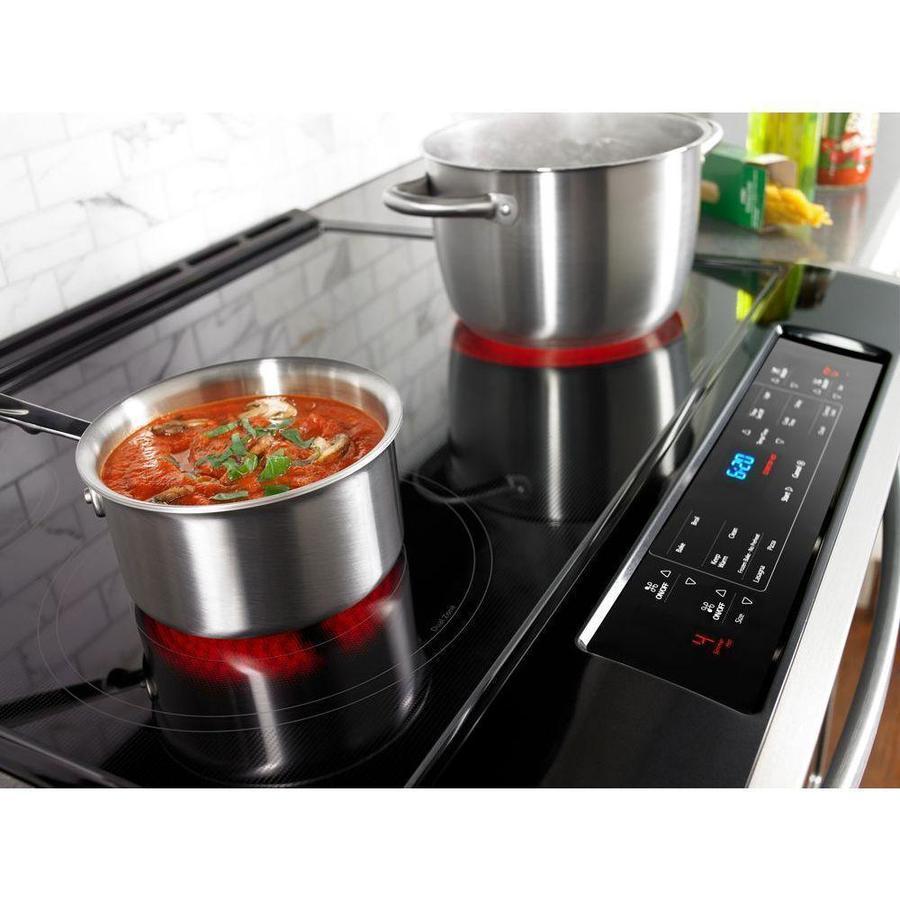 Whirlpool - 4.8 cu. ft Electric Range in Stainless - YWEE510S0FS