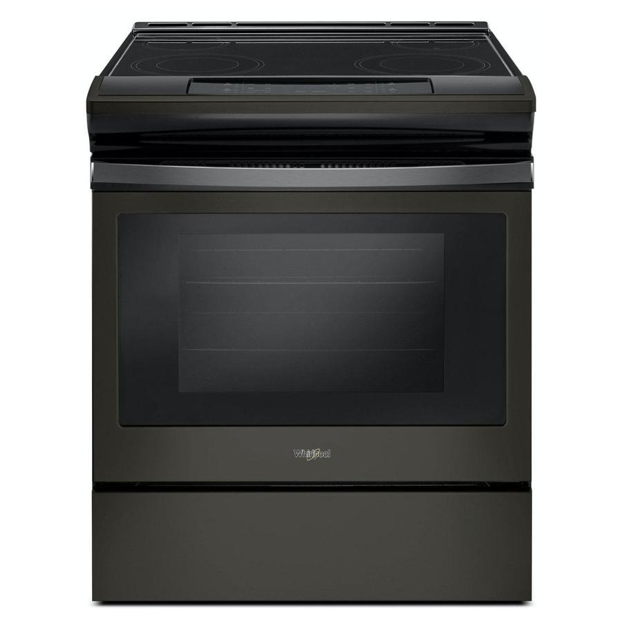 Whirlpool - 4.8 cu. ft Electric Range in Black Stainless - YWEE510S0FV