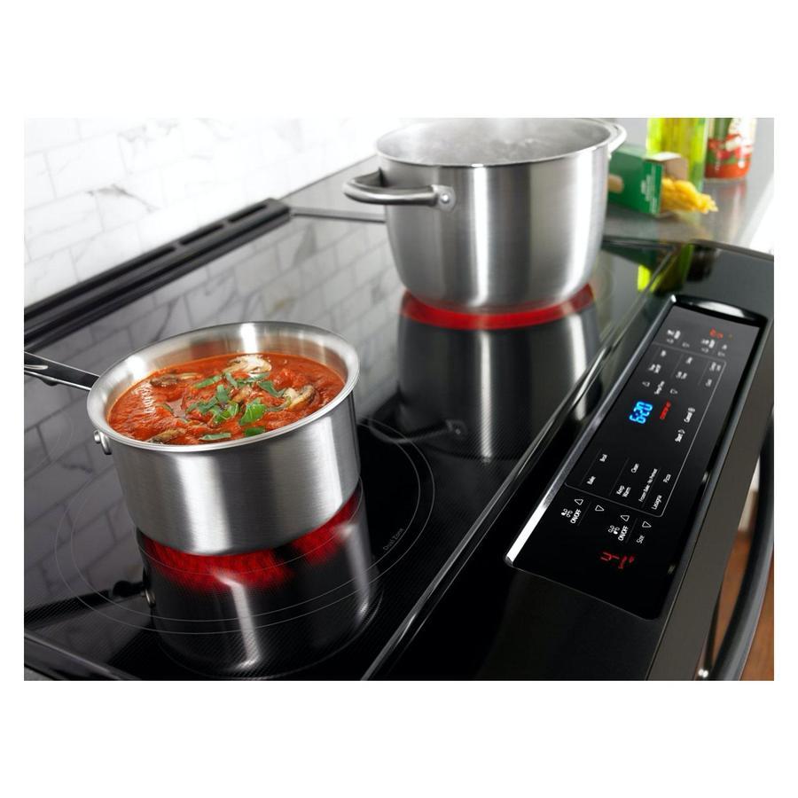 Whirlpool - 4.8 cu. ft Electric Range in Black Stainless - YWEE510S0FV