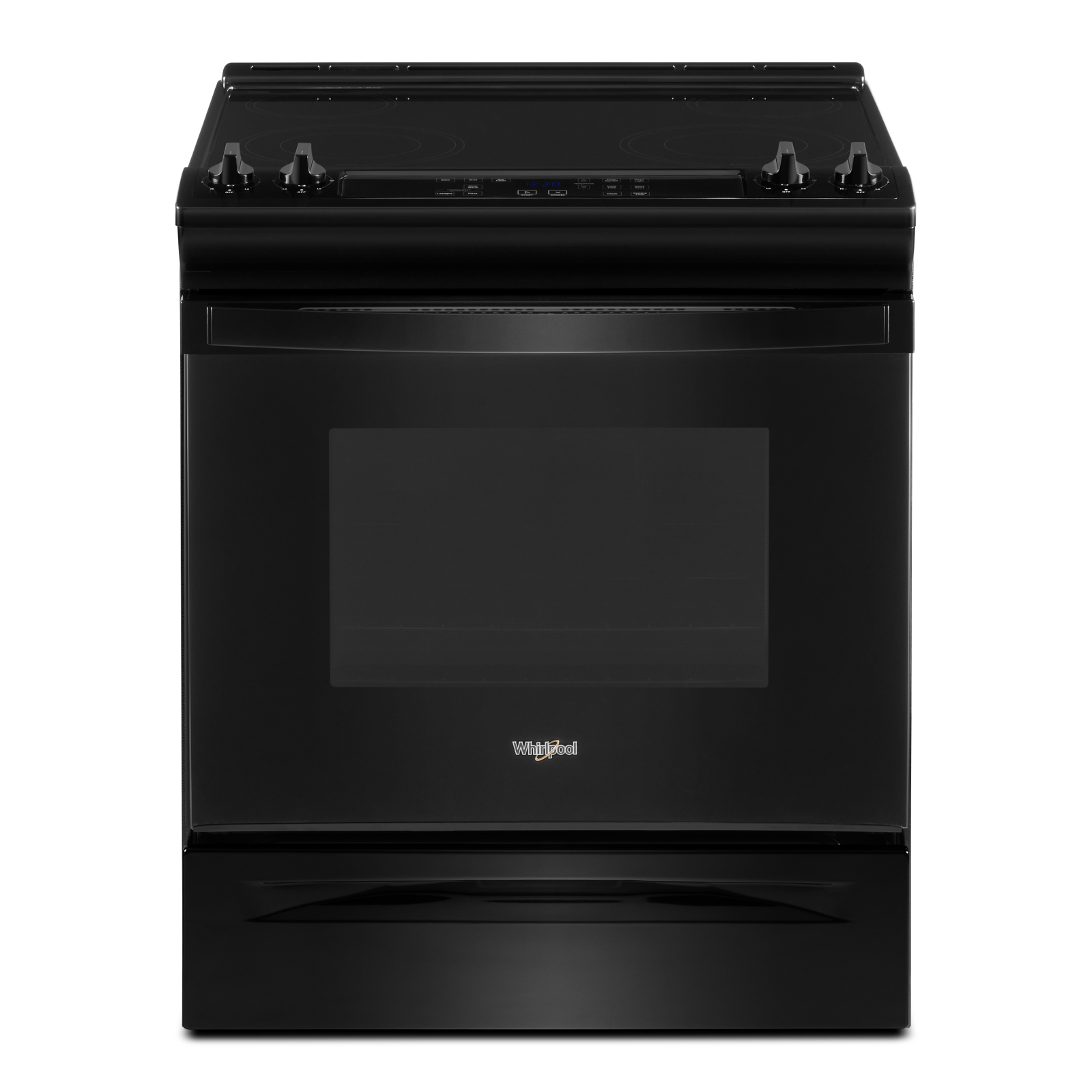 Whirlpool - 4.8 cu. ft Electric Range in Black - YWEE515S0LB