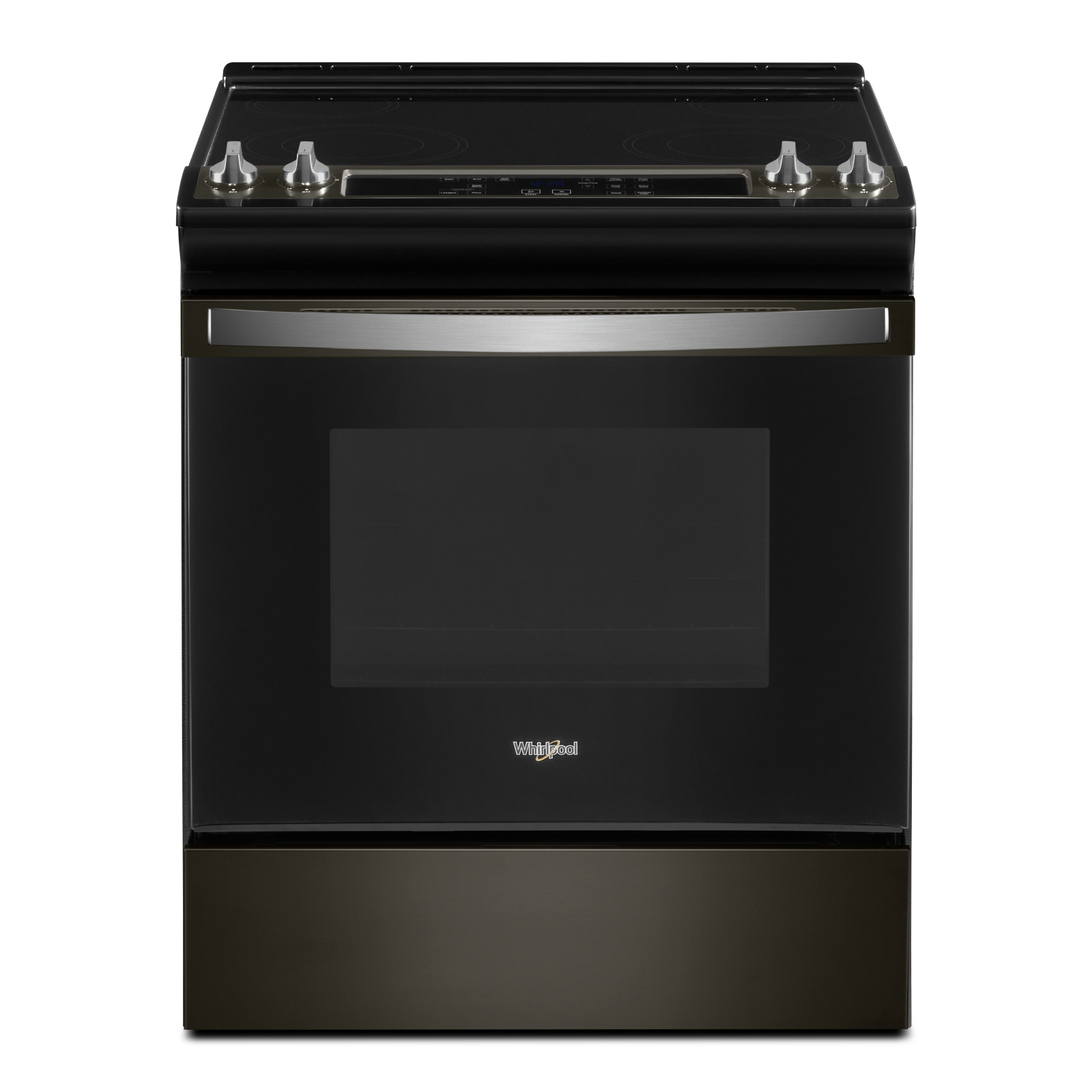 Whirlpool - 4.8 cu. ft Electric Range in Black Stainless - YWEE515S0LV