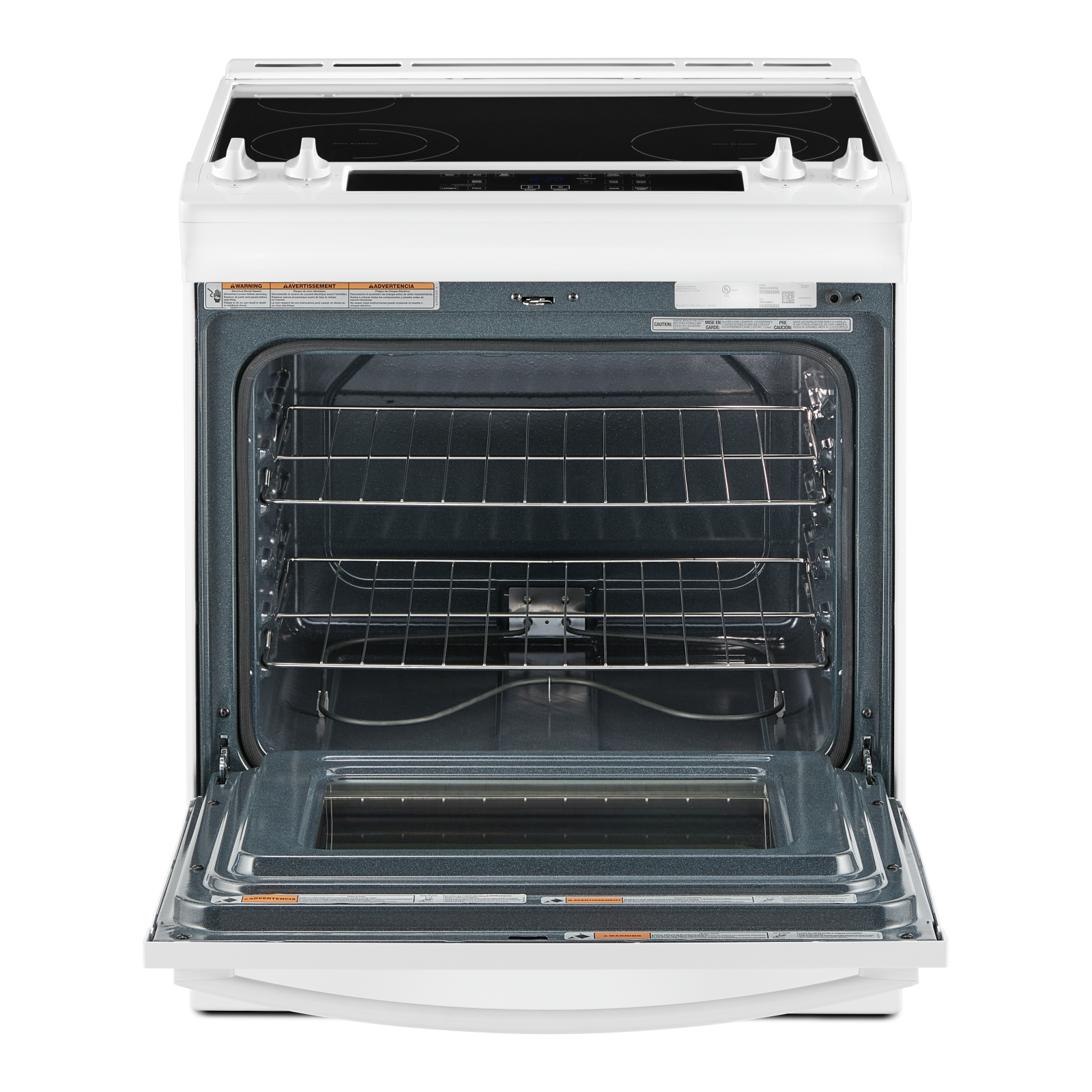 Whirlpool - 4.8 cu. ft Electric Range in White - YWEE515S0LW