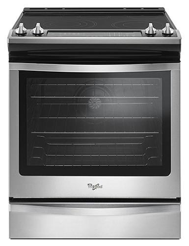 Whirlpool - 6.4 cu. ft Electric Range in Stainless - YWEE745H0FS