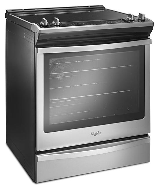 Whirlpool - 6.4 cu. ft Electric Range in Stainless - YWEE745H0FS
