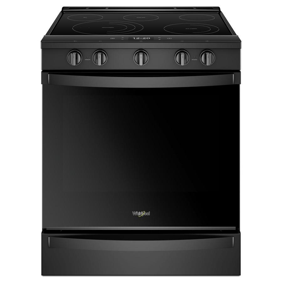 Whirlpool - 6.4 cu. ft Electric Range in Black - YWEE750H0HB