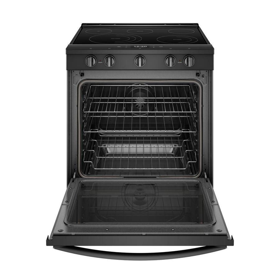 Whirlpool - 6.4 cu. ft Electric Range in Black - YWEE750H0HB