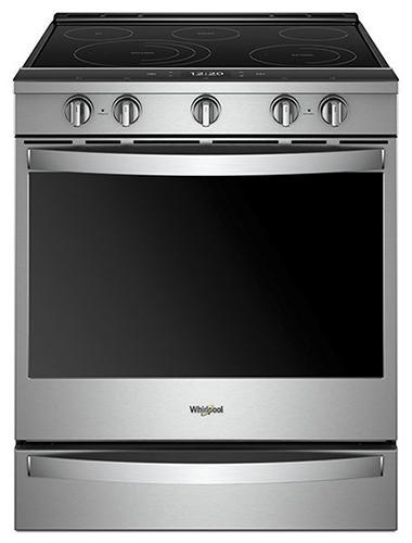 Whirlpool - 6.4 cu. ft Electric Range in Stainless - YWEE750H0HZ